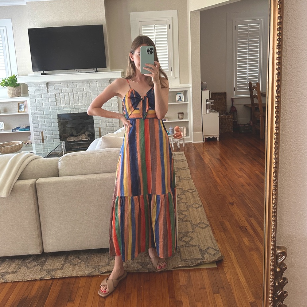 Endless Rose Striped Midi Dress Size S